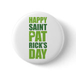 Happy St. Patrick's Day buttons