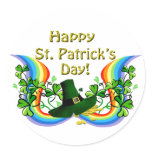 Happy St. Patrick's Day Gift stickers