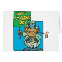 Happy St. Patrick's Day Leprechaun cards