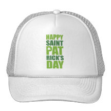Happy St. Patrick's Day Mesh Hats