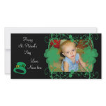 Happy St. Patrick's Day Photo Card photo cards