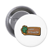 Happy St. Patricks Day Pin