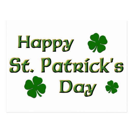 Happy St. Patrick's Day Postcard