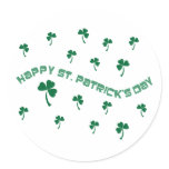 Happy St. Patrick's Day Stickers