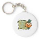 Happy St. Patrick's Leprechaun keychains