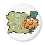 Happy St. Patrick's Leprechaun Magnet
