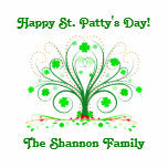 Happy St. Patty's Day! Family Clan Mens Polo Shirt