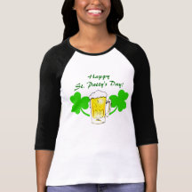 Happy St. Patty's Day! Lucky Shamrocks T- Shirt