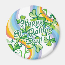 Happy St. Patty's Day Refrigerator Magnets