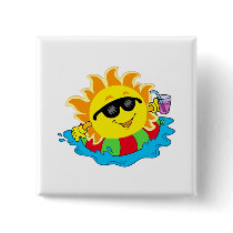Happy Sun in the Pool