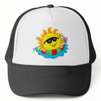 Happy Sun in the Pool