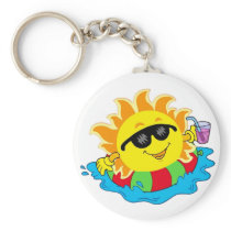 Happy Sun in the Pool