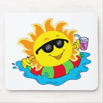 Happy Sun in the Pool
