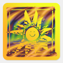 HAPPY SUN Sticker
