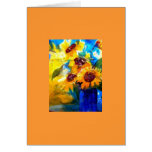 happy sunflowers card