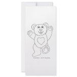 Happy Teddy rack cards