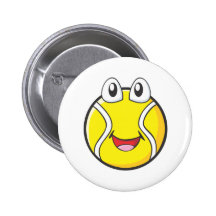 Happy Tennis Ball Pins