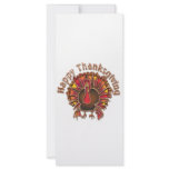 HAPPY THANKGIVING TURKEY by SHARON SHARPE Rack Card