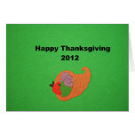 Happy Thanksgiving 2012 Greeting Cards