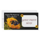 Happy Thanksgiving Boxer puppy photocard