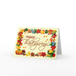 HAPPY THANKSGIVING by SHARON SHARPE Cards