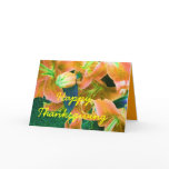 "Happy Thanksgiving" Card
