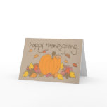 Happy Thanksgiving! Greeting Card