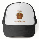 Happy Thanksgiving cartoon turkey hats
