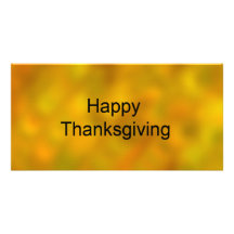 Happy Thanksgiving! Customized Photo Card