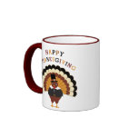 Happy Thanksgiving cute tom turkey coffee mug