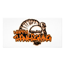 HAPPY THANKSGIVING DESIGN PHOTO CARDS