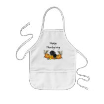 Happy Thanksgiving For Children Apron