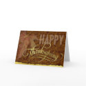 Happy Thanksgiving-Golden cards