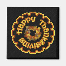 Happy Thanksgiving Magnet