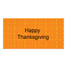 Happy Thanksgiving Personalized Photo Card