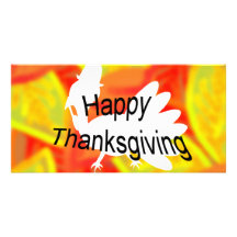 Happy Thanksgiving Photo Greeting Card