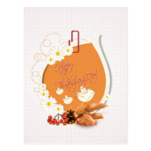 Happy Thanksgiving Postcard