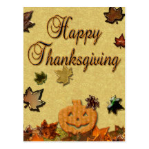 Happy Thanksgiving - Postcard