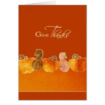 happy thanksgiving, pumpkins, orange greeting cards