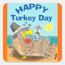 Happy Thanksgiving Stickers