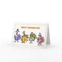 Happy Thanksgiving Turkeys cards