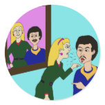 Happy then Angry Couple stickers