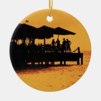 Happy times tropic theme ornament ornaments