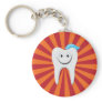 Happy tooth key chain