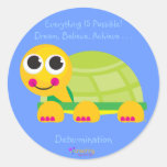 Happy Turtle Stickers - small - Customised