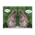 Happy Twins Day, Red Squirrel Humour, Cute and Per