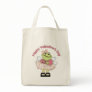 Happy Valentine Frog with Heart Tote Bags