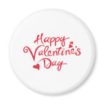 Happy valentine magnets