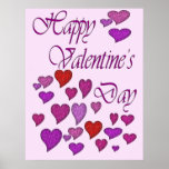 Happy valentine posters