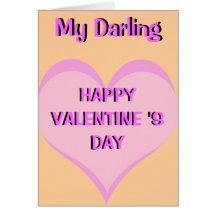 HAPPY VALENTINE 'SDAY... GREETING CARD
